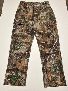 Realtree Pants Men's Sz M Cargo Camouflage Utility Hunting Edge Brown Green - Picture 1 of 8