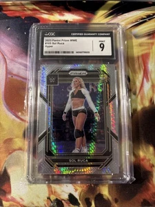 SOL RUCA Rookie (RC) 2023 Panini Prizm WWE - Hyper Prizm #105 CGC 9 Mint - Picture 1 of 2