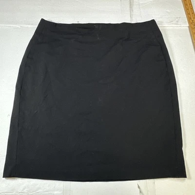 Saia elástica Vince Camuto feminina plus size preta 2X #2254 - Imagem 1 de 4