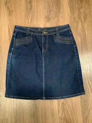 Falda vaquera elástica para mujer BACCINI talla 8 Foto 1 de 4