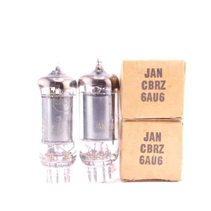 Dos tubos SYLVANIA JAN CBRZ 6AU6 NUEVOS EN CAJA Match Const GM[%]: 107 118 AMPLITREX - Imagen 1 de 1