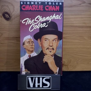 Charlie Chan The Shanghai Cobra (VHS, 1993) * Buy 2 Get 1 Free - Bundle Shipping - Imagen 1 de 2