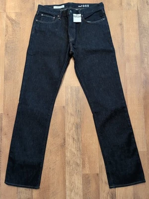 Gap Mens 1969 Vintage 2000s New Old Stock Jeans Dark Rinse Denim 33x34 Straight - Image 1 of 4