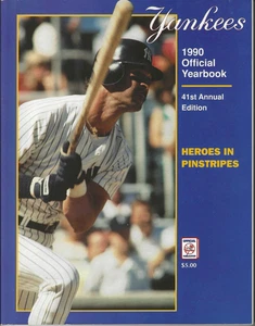 New York Yankees - 1990 - Official Team Yearbook - AUTHENTIC - Picture 1 of 2