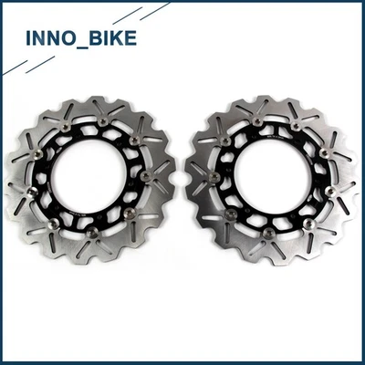 Front Brake Rotors For Yamaha YZF R1 1998-2003 YZF R6 1999-2002 TDM900 2002-2014 - Image 1 of 4