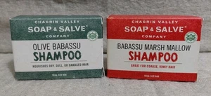 Chagrin Valley Soap & Salve Olive Oil Marsh Mallow Babassu Organic Shampoo Bars - Picture 1 of 6