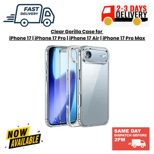 Clear Gorilla Anti Burst Case für Apple iPhone 17, 17 Air, 17 Pro, 17 Pro Max - Bild 1 von 1