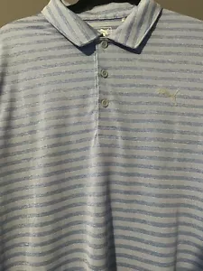 Puma Golf Polo Mens Size M Short Dry Cell Button Shirt Logo - Picture 1 of 5