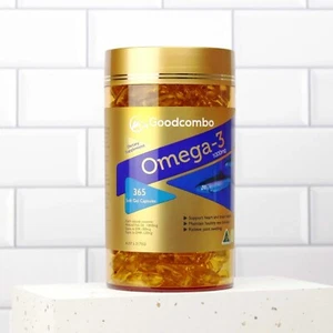 Goodcombo Omega-3 1000mg Soft Gel 365 Capsules - Heart & Joint Health Support - Picture 1 of 3