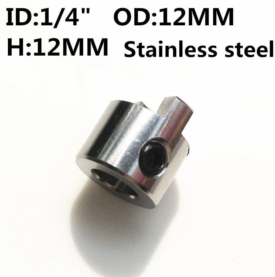 high quality Drive Dog for 1/4” Stainless steel shaft rc model boat pillar 65 - Image 1 of 4