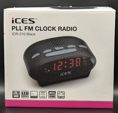 ICES ICR-210 Radiowecker - Schwarz - Bild 1 von 4