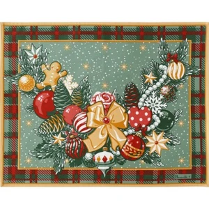 "BEAUVILLE, JUEGO DE 4, TESOROS DE NAVIDAD FRANCESA, 15"" X 19"" - Imagen 1 de 7