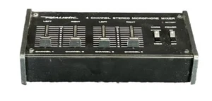 Realistic 4 Channel Stereo Microphone Mixer 32-1105 - Picture 1 of 14