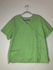 SB Scrubs Pastel Green Mock Neck Scrub Top Medical Uniform XL - Picture 1 of 9