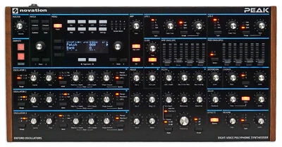 Novation Peak Eight-Voice Desktop MIDI USB Polyphonic Synthesiser For MAC or PC - Image 1 of 4