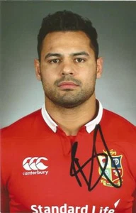 BRITISH LIONS & ENGLAND RUGBY UNION: BEN TE'O SIGNED 6x4 PORTRAIT PHOTO+COA - Picture 1 of 1