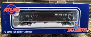 Atlas O Trainman #959-1 AAR 3-Bay 70 Ton Hopper D&RGW #18905 1:48 2-Rail NIB! - Picture 1 of 5
