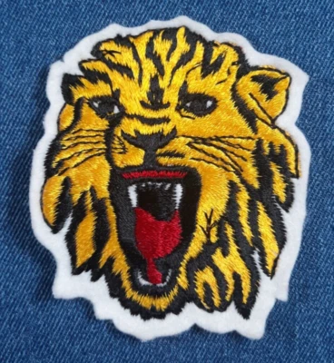 NOS 60s Authentic Original Vintage Lion 3.75" Patch Mascot Felt Letterman Jacket - Image 1 of 3