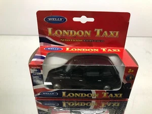WELLY AUSTIN LONDON TAXI PULLBACK - BLACK 1:34-39? - GOOD IN BOX - Imagen 1 de 4