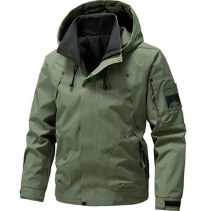 New Men's assault suit casual coat outerwear outdoor hooded jacket - Picture 1 of 18