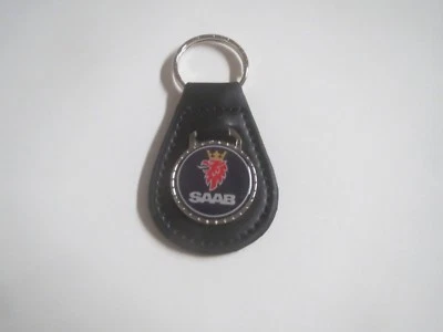 SAAB SONETT 93 95 600 900 9000 9-3 9-5 9-2X 9-5X 9-4X 9-7X 90 KEYCHAIN BLACK - Image 1 of 2