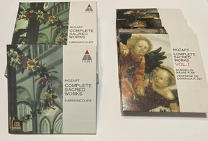 Mozart Complete Sacred Works 13-CD Box Set Harnoncourt TELDEC - Imagen 1 de 12