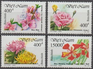 1994 Vietnam Briefmarken Blumen Sammlung Scott # 2492-2495 postfrisch - Bild 1 von 1