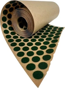 3/8" Green Felt Dots Surface Protector Felt Pads TROPHY Lamp supplies CRAFTS - Picture 1 of 1