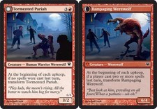 Innistrad - Tormented Pariah // Rampaging Werewolf - Foil