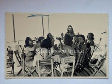 TRIESTE GRIGNANO mare 1939 mule triestine vecchia cartolina foto 3