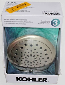 Kohler Avail Multifunktions Duschkopf gebürstetes Nickel R31299-G-BN #8m1 - Bild 1 von 6