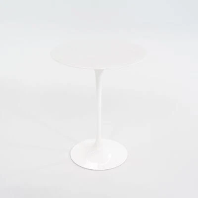 2008 Eero Saarinen für Knoll Tulpensockel runder Beistelltisch 16" Marmorplatte - Bild 1 von 4