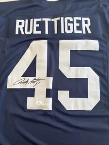 Notre Dame Fighting Irish, Rudy Ruettiger, Signed XL Custom Jersey, JSA Auth - Picture 1 of 5