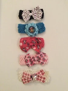 Baby/Child Headband Hairband Elastic With Minnie Mouse (5) - Picture 1 of 1
