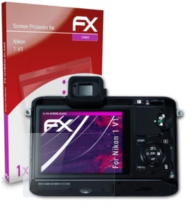 atFoliX Verre film protecteur pour Nikon 1 V1 9H Hybride-Verre - Photo 1/5