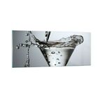Glass Print 100x40cm Wall Art Picture glass water mineral water bubbles Artwork