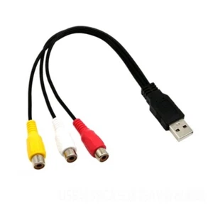 Lightweight USB to Tenon End Cable for Easy Connection to Equipments Black - Zdjęcie 1 z 8