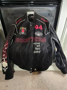 Chaqueta De Colección Delf Racing Para Hombres 3XL PREMIUM 94 Negra DRIFTERS HAVOC NASCAR - Imagen 1 de 18