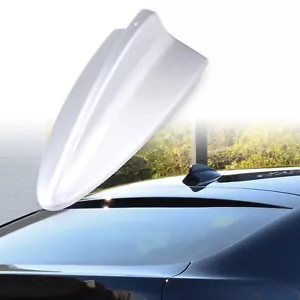 Universal Painted Silver Dummy Shark Fin BMW Style Roof Decorate Aerial Antenna - Picture 1 of 4