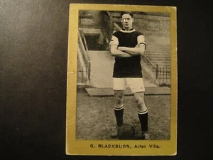 D C THOMSON THE VANGUARD FOOTBALLERS G. BLACKBURN ASTON VILLA - Picture 1 of 2