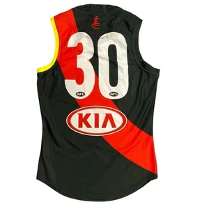 Essendon Brandon Zerk-Thatcher Player Issue Childhood Cancer Guernsey 2018 - Imagen 1 de 5