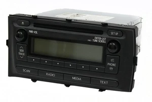 Toyota Prius 2012-14 AM FM radio receptor de CD único 86120-52D10 Face 518C1 - Imagen 1 de 7