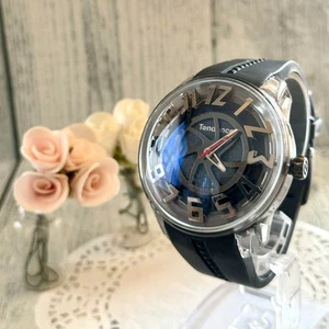 Tendence Uhr Kingdom Rotating Schwarz Selten Gebraucht - Bild 1 von 4