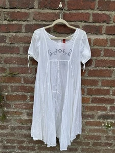 Brandneu mit Etikett Ewa i Walla weißes Kleid aus 100 % Baumwolle mit Stickerei Größe Small - Bild 1 von 4