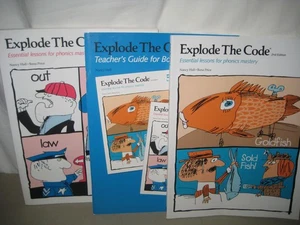 Explode the code 5 & 6 book with Teacher's Guide/ 3 books in all/ phonics - Picture 1 of 1