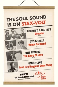 Original Otis Redding/Booker T/Carla Thomas Werbeanzeige, montiert mit Magnetrahmen! - Bild 1 von 3