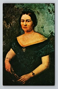 Retrato de Mary Todd Lincoln, pintura, gente, antigua, postal vintage - Imagen 1 de 2