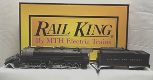MTH O-GAUGE 30-1163-0 NORFOLK & WESTERN 2-8-8-2 Y6B STEAM LOCOMOTIVE #2195 -LNIB - Picture 1 of 23