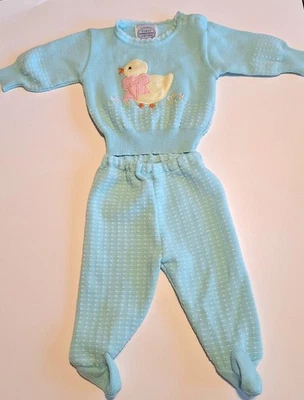 De colección Primeras Impresiones Niñas 2 piezas Talla 3/6 Meses Conjunto Pato con Juguete Chirriante Interior  Foto 1 de 4