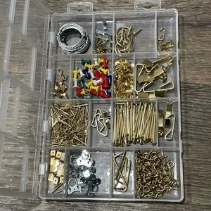 Picture Hanging Kit-Assortment Of Hanging Hardware-100+ Pieces - Picture 1 of 4